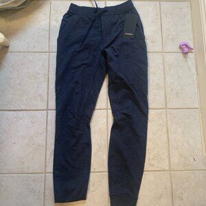 NWT S/P Men's Lululemon City Sweat Jogger Tall blue color
